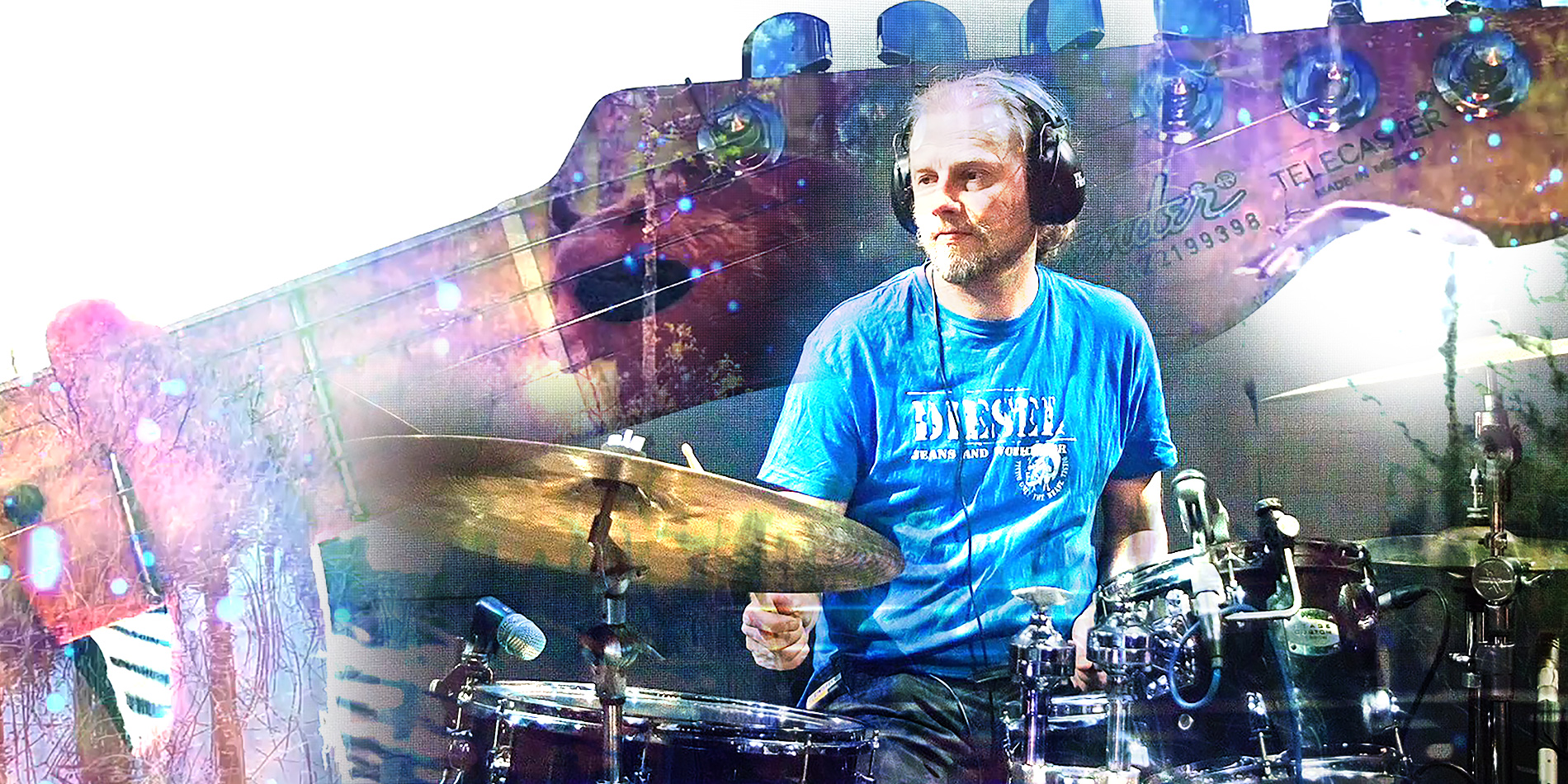 Morgan Ågren on drums